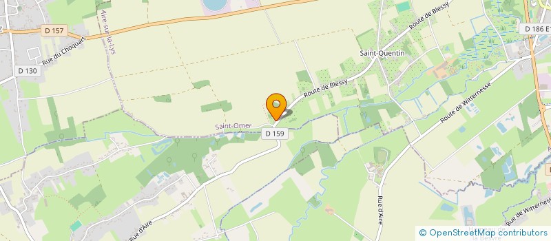 localisation de l'entreprise MADAME AURELIE DECHAMPS  AIRE-SUR-LA-LYS