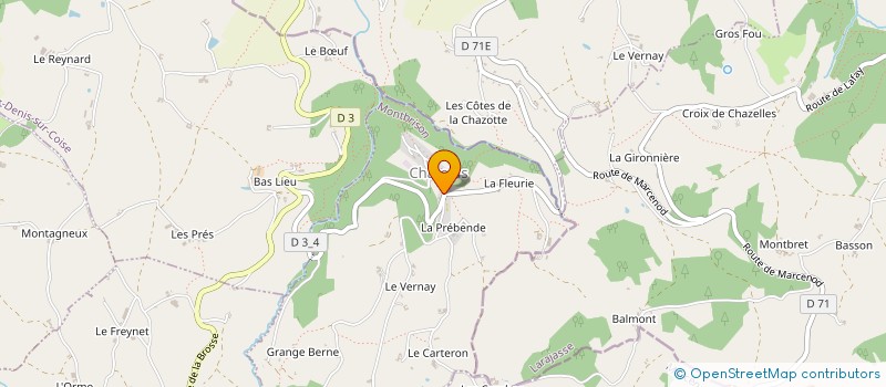 localisation de l'entreprise MADAME AURELIE DECOCK  CHATELUS