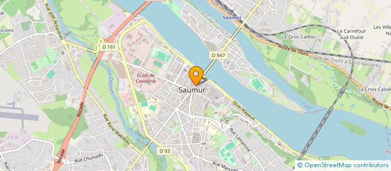 localisation de l'entreprise MADAME AURELIE DECOOL à SAUMUR