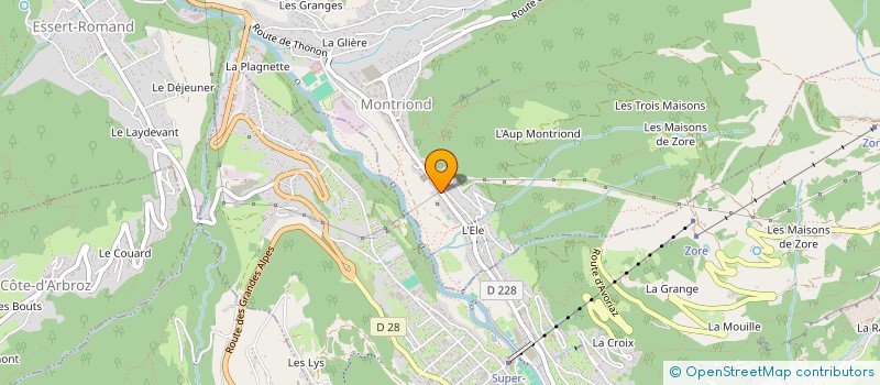 localisation de l'entreprise MADAME AURELIE DECORZENT  MORZINE