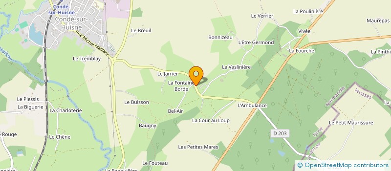 localisation de l'entreprise MADAME AURELIE DECOURRIERE à SABLONS-SUR-HUISNE