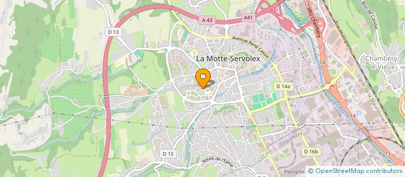 localisation de l'entreprise MADAME AURELIE DECUIR  LA MOTTE-SERVOLEX