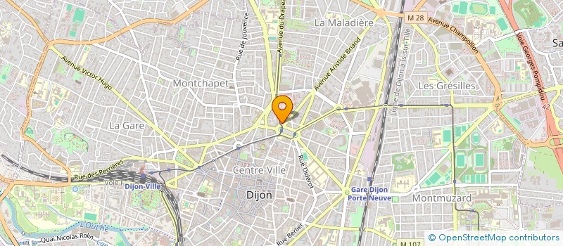 localisation de l'entreprise MADAME AURELIE DEFAUX à DIJON