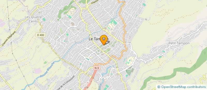 localisation de l'entreprise MADAME AURELIE DEFFES  LE TAMPON