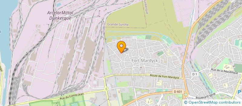 localisation de l'entreprise MADAME AURELIE DEGANS  DUNKERQUE