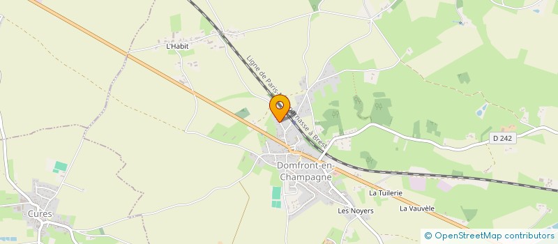 localisation de l'entreprise MADAME AURELIE DEGUEILLE à DOMFRONT-EN-CHAMPAGNE