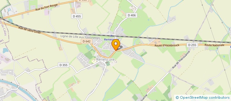 localisation de l'entreprise MADAME AURELIE DEKEUWER  RENESCURE