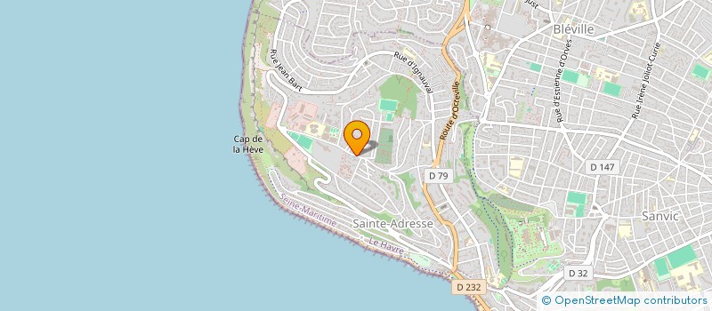 localisation de l'entreprise MADAME AURELIE DELAFOSSE à SAINTE-ADRESSE