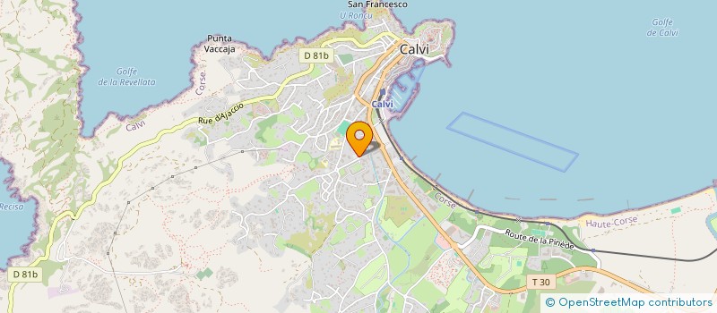 localisation de l'entreprise MADAME AURELIE DELALANDE à CALVI