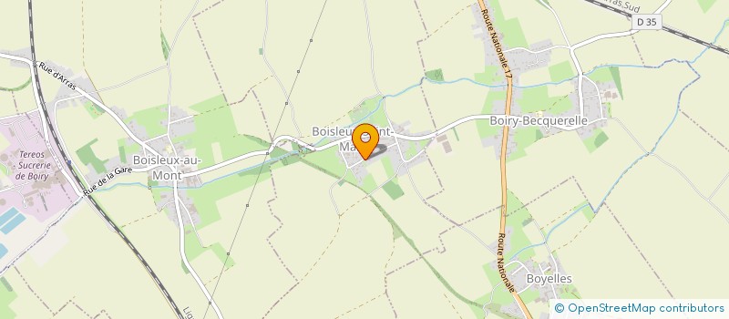 localisation de l'entreprise MADAME AURELIE DELAMER  BOISLEUX-SAINT-MARC