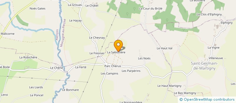 localisation de l'entreprise MADAME AURELIE DELANNEE à CHAMPEAUX-SUR-SARTHE