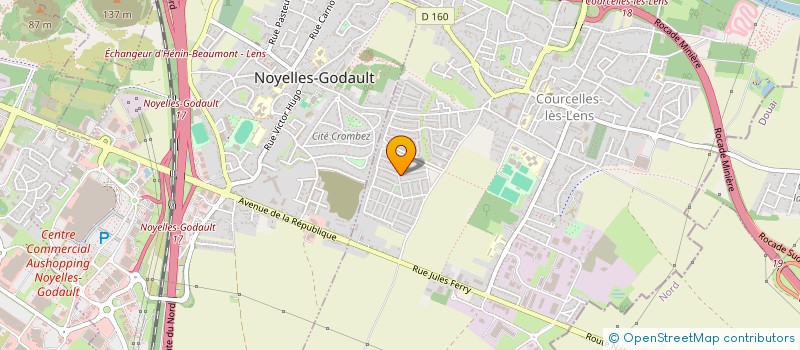 localisation de l'entreprise MADAME AURELIE DELANNOY  HENIN-BEAUMONT