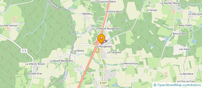 localisation de l'entreprise MADAME AURELIE DELAROCHEAULION  MESNIL-ROC'H