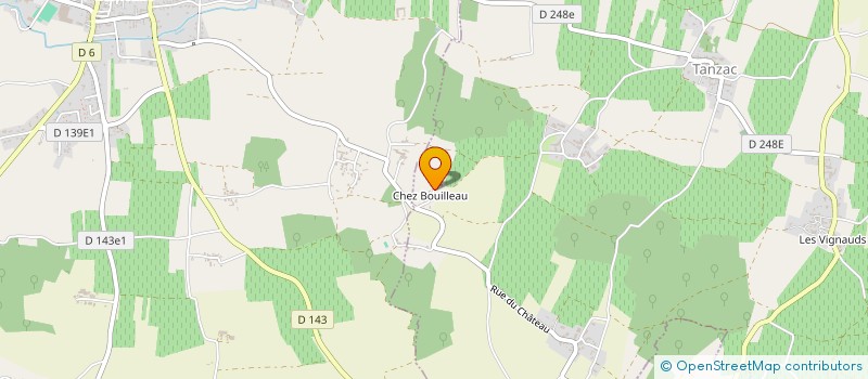 localisation de l'entreprise MADAME AURELIE DELEAU  TANZAC