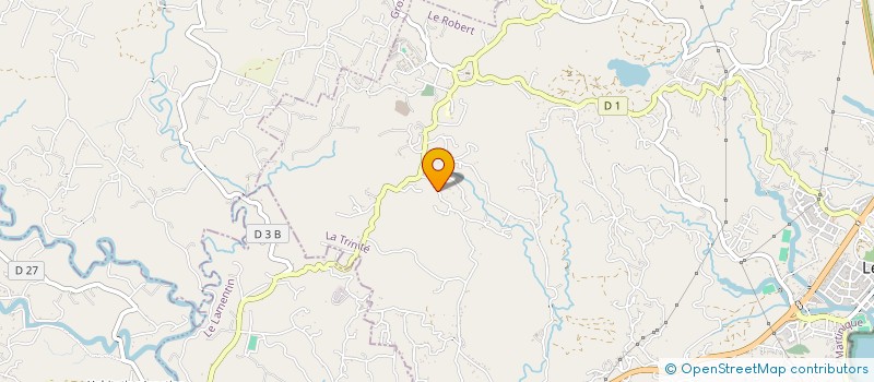 localisation de l'entreprise MADAME AURELIE DELECOURT  LE ROBERT