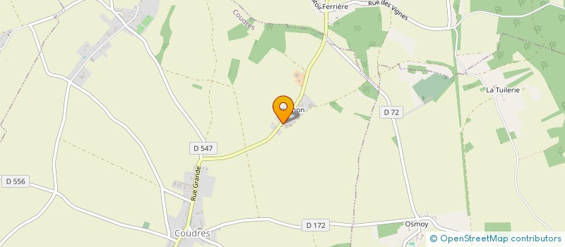 localisation de l'entreprise MADAME AURELIE DELEDALLE  COUDRES