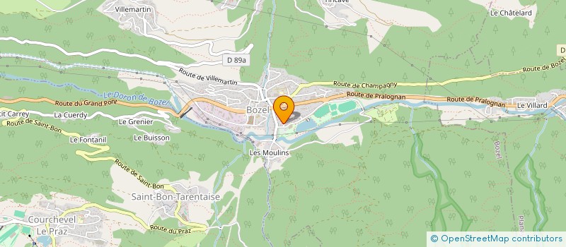 localisation de l'entreprise MADAME AURELIE DELETTRE  BOZEL