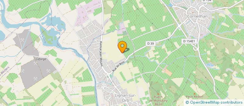 localisation de l'entreprise MADAME AURELIE DELEVOIE  LIGNAN-SUR-ORB