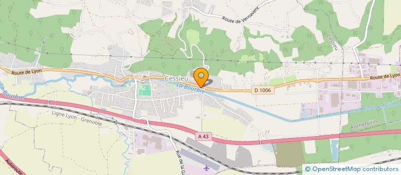 localisation de l'entreprise MADAME AURELIE DELL'AQUILA  LA TOUR-DU-PIN