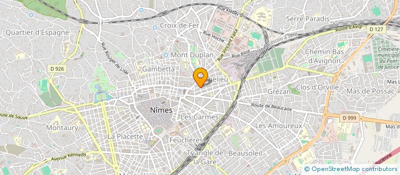 localisation de l'entreprise MADAME AURELIE DELMAS  NIMES