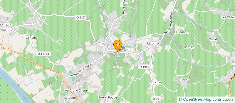 localisation de l'entreprise MADAME AURELIE DELONG  SAINT-MACAIRE