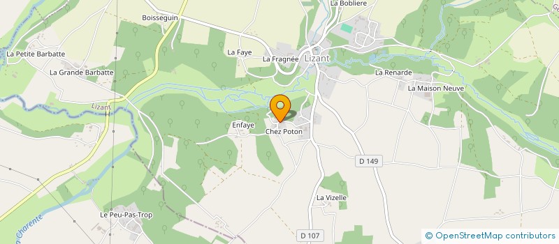 localisation de l'entreprise MADAME AURELIE DELORME à LIZANT