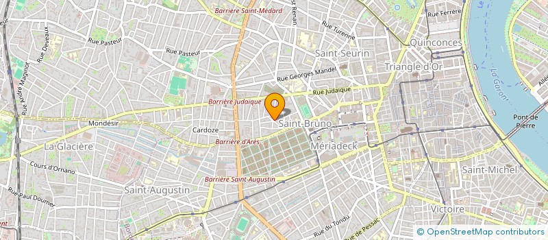 localisation de l'entreprise MADAME AURELIE DELRIEU  BORDEAUX