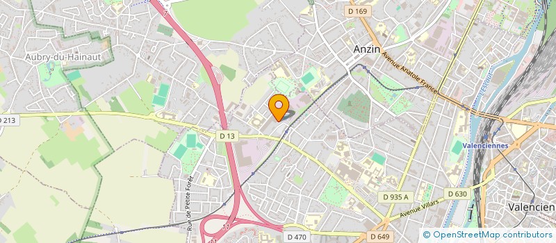 localisation de l'entreprise MADAME AURELIE DELTOMBE  VALENCIENNES