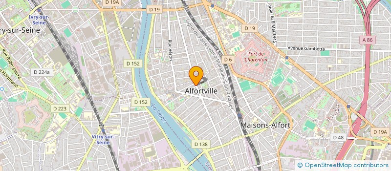 localisation de l'entreprise MADAME AURELIE DELTOUR  ALFORTVILLE