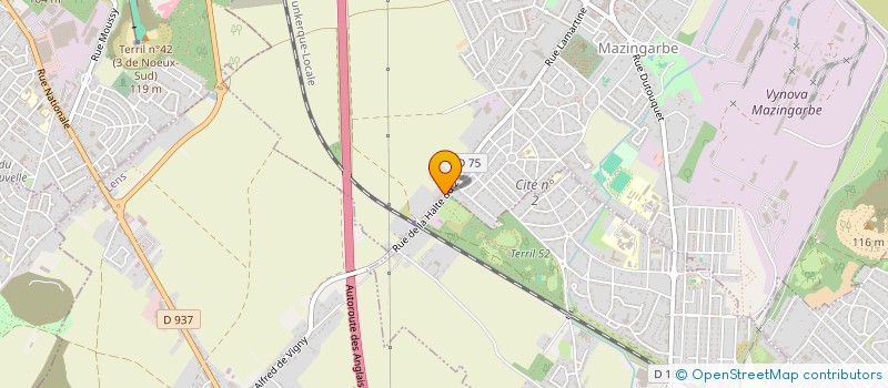 localisation de l'entreprise MADAME AURELIE DELVALLE  MAZINGARBE