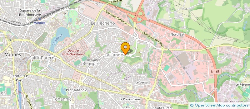 localisation de l'entreprise MADAME AURELIE DEMAY à VANNES