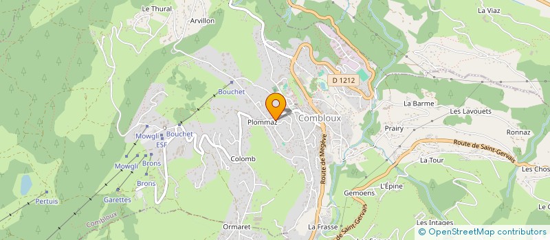 localisation de l'entreprise MADAME AURELIE DEPERRAZ  COMBLOUX