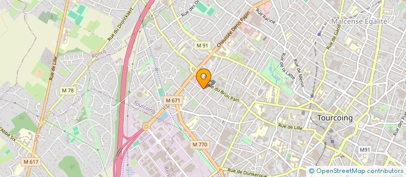 localisation de l'entreprise MADAME AURELIE DERAEDT  TOURCOING