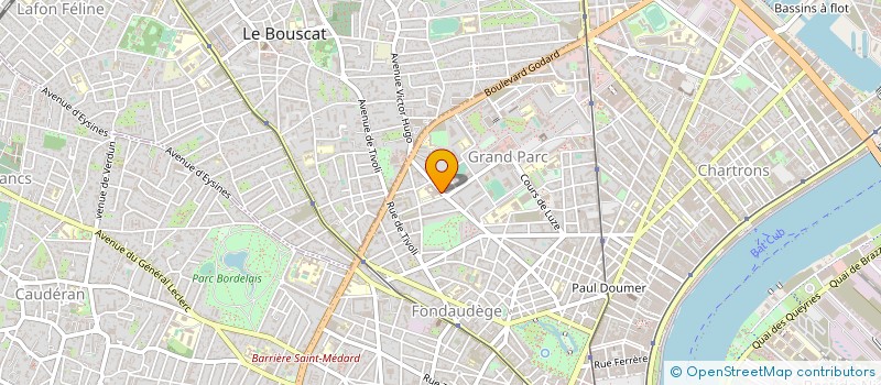 localisation de l'entreprise MADAME AURELIE DERAISON à BORDEAUX