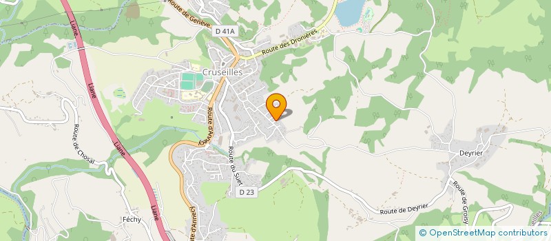 localisation de l'entreprise MADAME AURELIE DERCHE  CRUSEILLES