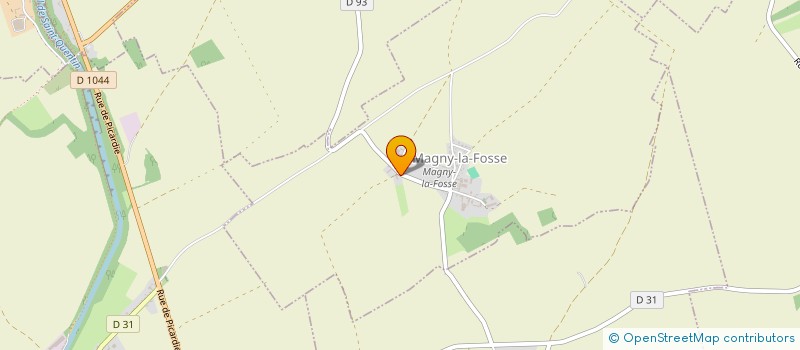 localisation de l'entreprise MADAME AURELIE DEROP  MAGNY-LA-FOSSE