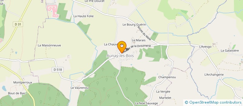 localisation de l'entreprise MADAME AURELIE DESHAIES à AUNAY-LES-BOIS