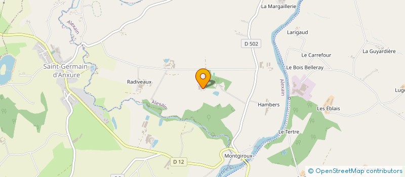 localisation de l'entreprise MADAME AURELIE DESLANDES  ALEXAIN