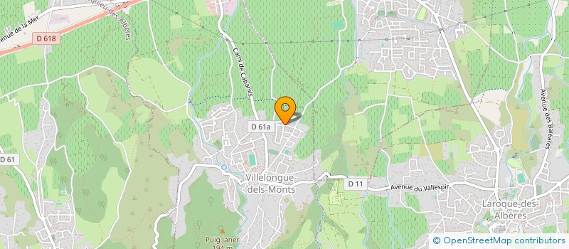 localisation de l'entreprise MADAME AURELIE DESNOUS  VILLELONGUE-DELS-MONTS