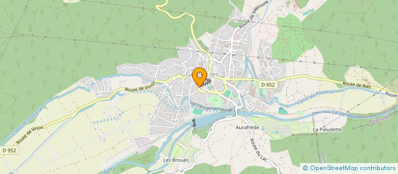 localisation de l'entreprise MADAME AURELIE DESRUMAUX à GREOUX-LES-BAINS