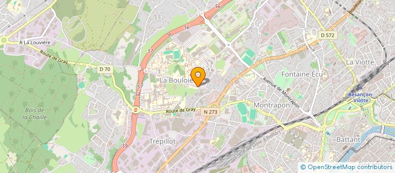 localisation de l'entreprise MADAME AURELIE DESTRIBATS  BESANCON