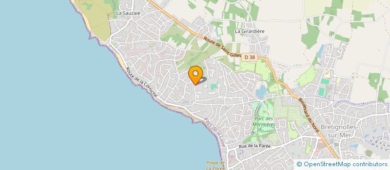 localisation de l'entreprise MADAME AURELIE DEUNIER à BRETIGNOLLES-SUR-MER