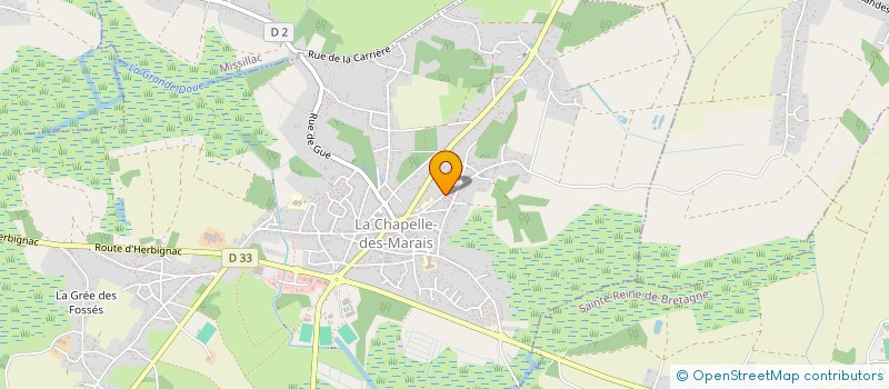 localisation de l'entreprise MADAME AURELIE DEUX  LA CHAPELLE-DES-MARAIS