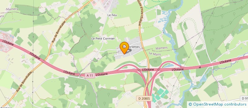 localisation de l'entreprise MADAME AURELIE DEVELAY  SARGE-LES-LE-MANS