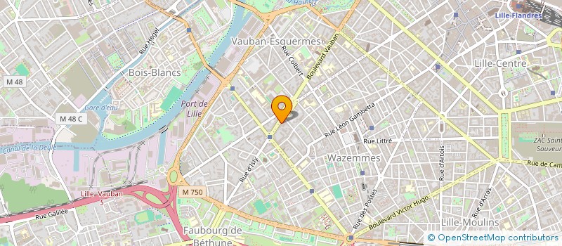localisation de l'entreprise MADAME AURELIE DEVERNAY à LILLE