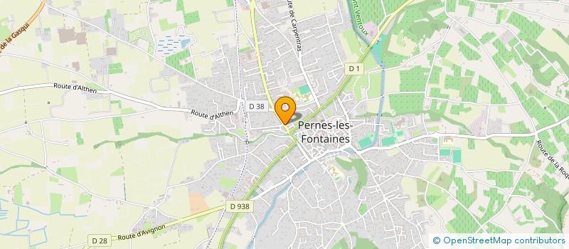 localisation de l'entreprise MADAME AURELIE DEVEZE  PERNES-LES-FONTAINES