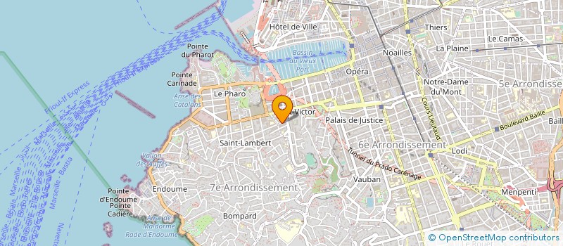 localisation de l'entreprise MADAME AURELIE DEVILLE à MARSEILLE