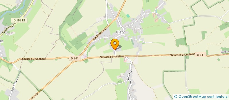 localisation de l'entreprise MADAME AURELIE DEWYNTER  CLETY