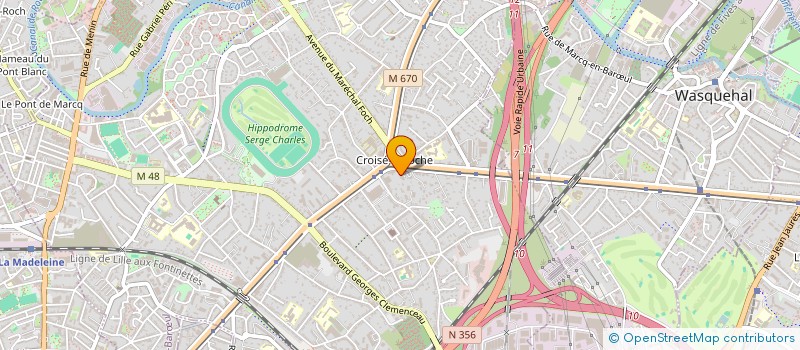 localisation de l'entreprise MADAME AURELIE DHOLLANDE à MARCQ-EN-BARŒUL