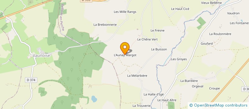 localisation de l'entreprise MADAME AURELIE DHUIT à BELFORET-EN-PERCHE